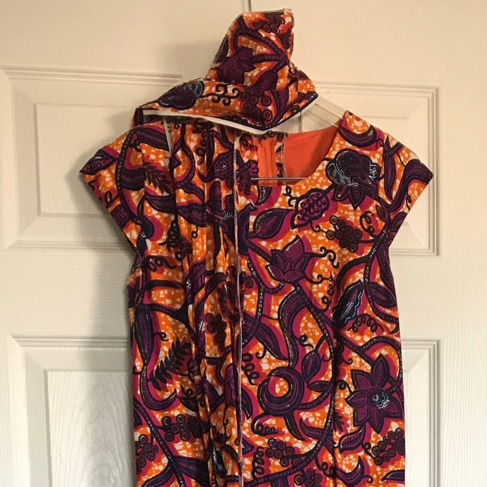 USED 🤩Short Sleeve Printed Mermaid Dress